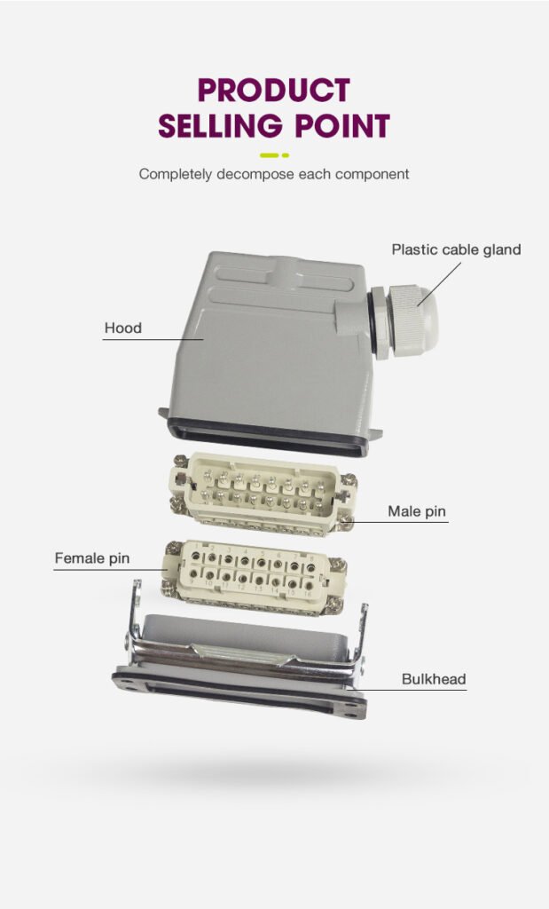 this is heavy duty connector 16pins