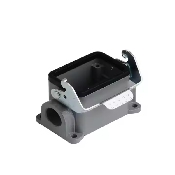 H6B-SGR-LB-Surface-Mounting-shell-for-Rectangular-Heavy-Duty-Connectors