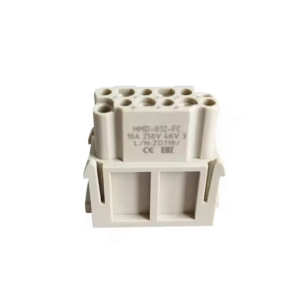 HMD-0012-FC Han m series 10A crimp module insert